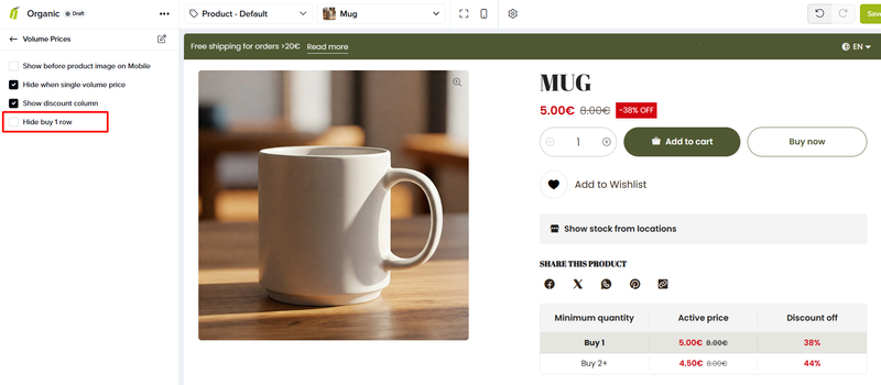 Con opción de comprar 1