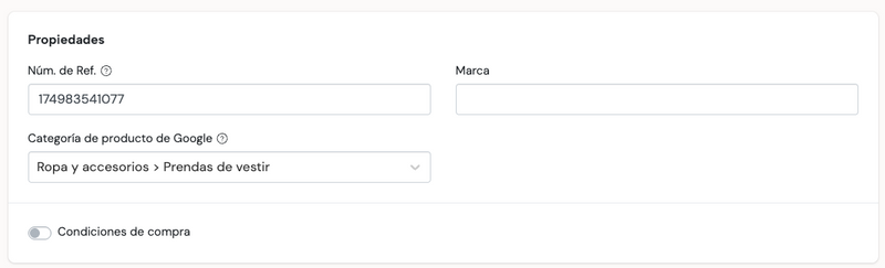 Google attributes-select