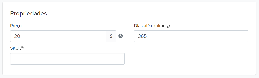 definir valores