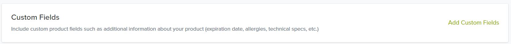 custom fields