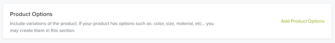 product option