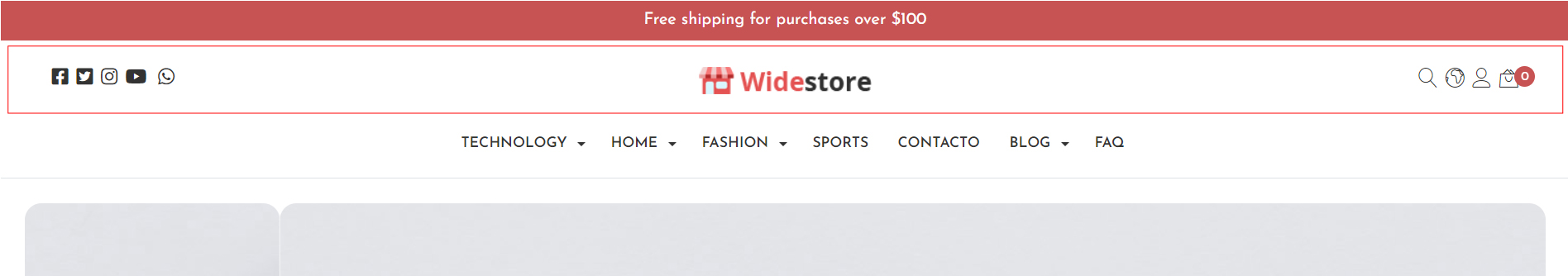 Wide Theme