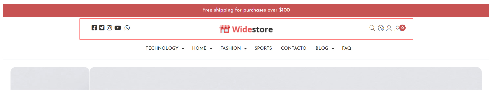 Wide Theme