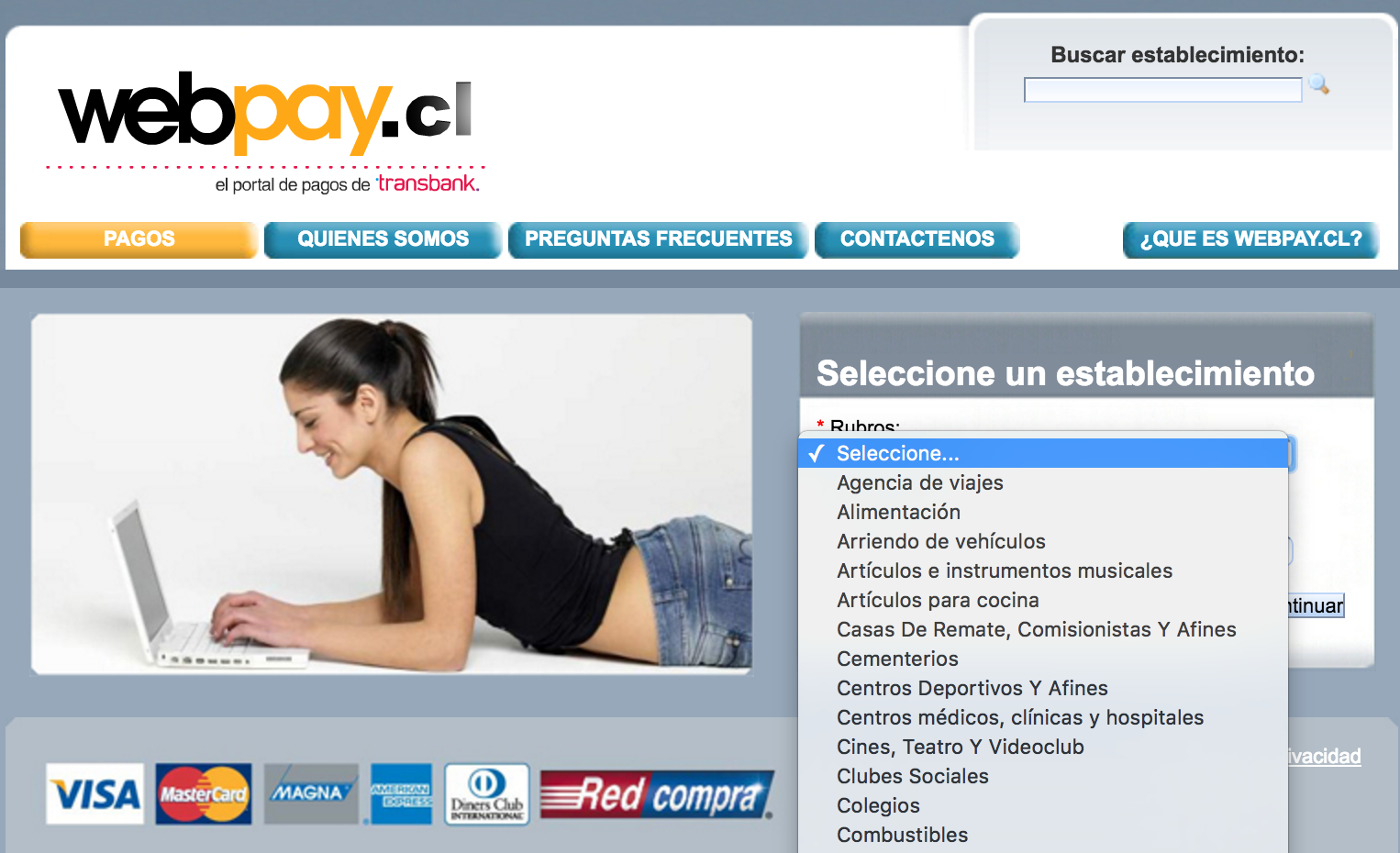 Transbank Webpay Cl Metodo De Pago Tienda Online